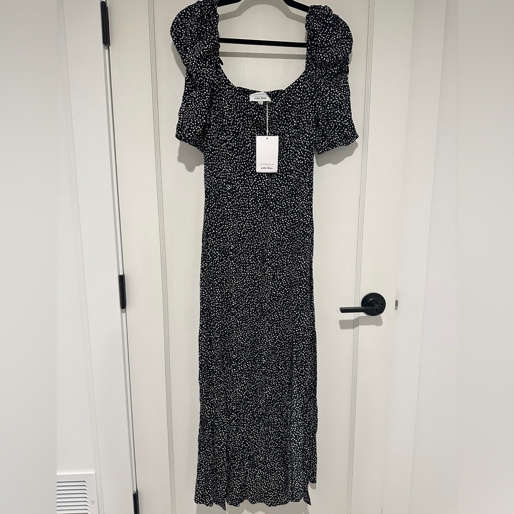 NWT & Other Stories Black & White polka dot dress